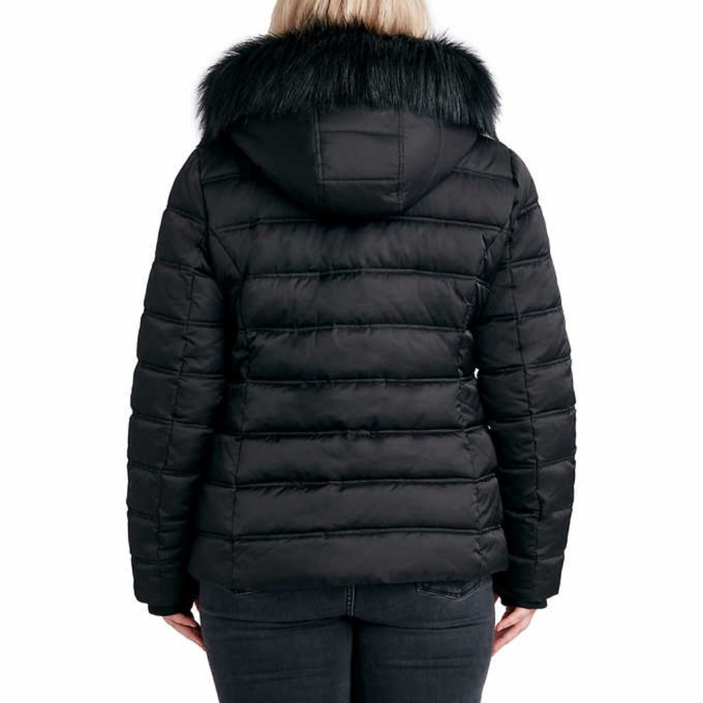 Nautica Women's Puffer Jacket - Black - Picture 6 of 6